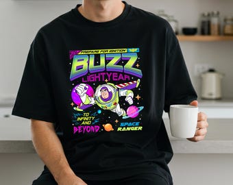 Buzz Lightyear Space Ranger Shirt, Toy Story Buzz Shirt, Boys Buzz Tee, Matching Family Trip Tee, Infinity & Beyond Toy Story Buzz Fans Tee