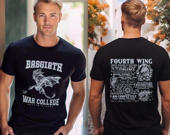 Fourth Wing Shirt, Dragon Rider, Basgiath War College, Empyrean, Violet Sorrengail Romance Fantasy, Rebecca Yarros Merch, Scribe Quadrant