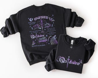 Suéteres literarios Quicksilver, sudadera con capucha Kingfisher, unisex para adultos y niños