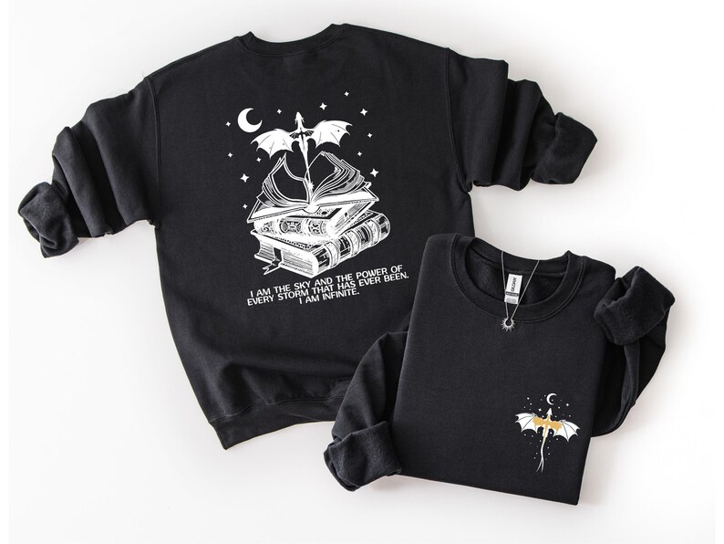 Fourth Wing Quotes Sweatshirt, Fourth Wing Inspired Hoodie, Basgiath War College Dragon Rider, Iron Flame Rebecca Yarros, Violet Sorrengail image 8