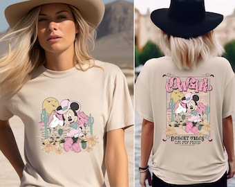 Retro Cowgirl Minnie T-shirt, Western Minnie Mouse Tee, Disney Western Tees, Girl Trip Shirt, Magic Kingdom, Western Holiday Gifts