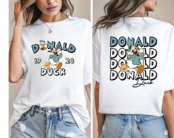 Donald Duck Shirt, Comfort Colors Donald Duck Tee, Disneyland Family Trip, Donald Duck Fans Tee, Gift for Teacher, Husband's Disney Tee