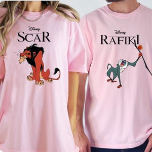 Hakuna Matata Lion King Characters Family Trip Shirts, Matching Animal Kingdom Group Tees image 9