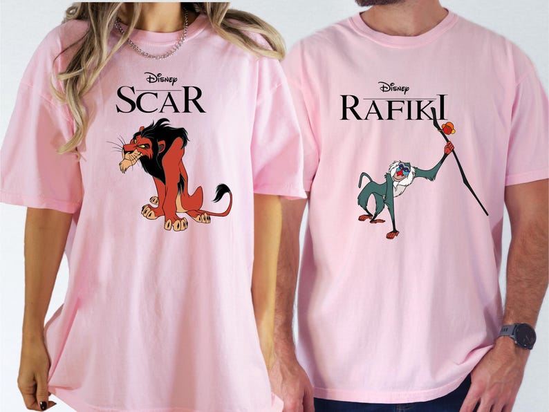 Hakuna Matata Lion King Characters Family Trip Shirts, Matching Animal Kingdom Group Tees image 9