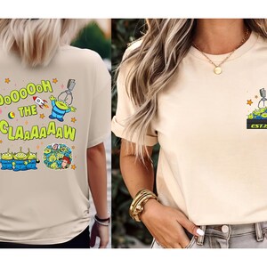 Toy Story Aliens Claw Machine Shirt, Comfort Colors Two-sided Aliens Oh The Claw Tee, Walt Disneyworld Family Trip Tees, Toy Story Fans Tees immagine 4