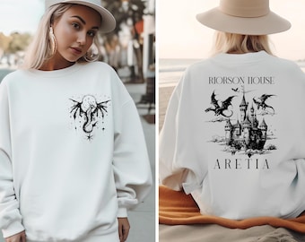 Xaden Riorson House Sweater, Aretia Fourth Wing Hoodie, Iron Flame Rebecca Yarros, Basgiath War College Dragon Rider Crewneck, Book Club Tee