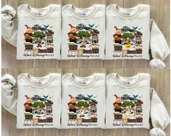 Mickey and Friends Animal Kingdom Sweaters, Disney Matching Animal Kingdom Hoodies, Minnie Goofy Pluto Daisy Donald Safari Mode Crewnecks