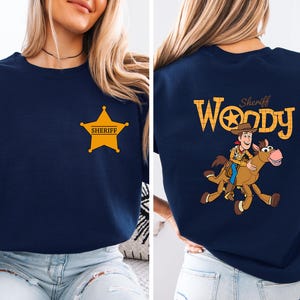 Sheriff Woody Sweatshirt, Toy Story Woody Hoodie, Boys Sheriff Sweater zdjęcie 10