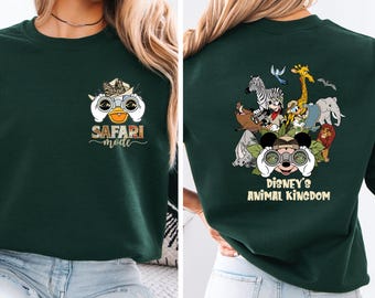 Animal Kingdom Sweaters, Mickey & Co Animal Kingdom Hoodies, Matching Minnie Goofy Pluto Daisy Donald Safari Mode Hoodies