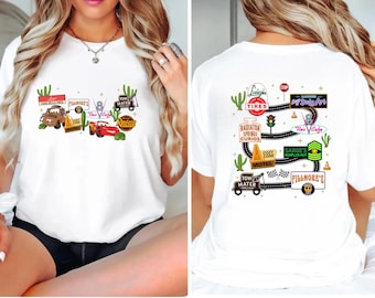 Lightning McQueen and Mater Rusteze Cars Shirt, Radiator Springs, Disneyland Tee, McQueen Fans Gift