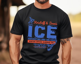 Frozen Arendelle Ice Shirt, Frozen Men's Disneyland Tee, Arendelle  Kristoff Ice Company Shirt, Frozen Movie Fans Shirt, Disney Family Trip