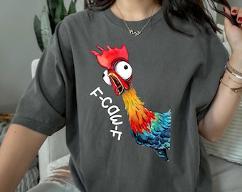 Hei Hei F-Caw-F Shirt, Moana Movie Hei Hei Tee, Funny Roaster Tee, Moana Fans Gift, Gift for Hudband, Funny Hei Hei Tee