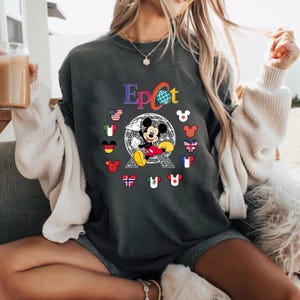 Disney Epcot World Traveler Shirt, Mickey Mouse Epcot Tee, Epcot Passport World Showcase Flags, Disney Trip Group Tees, Making Memories