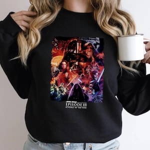 Star Wars Revenge Of The Sith 20Th Anniversary Sweater, Anakin Skywalker Hoodie, Men's Disney Hoodie, Star Wars Fans, Padme Obi Wan Kenobi