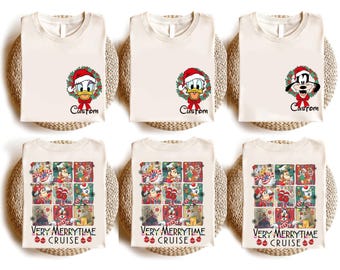 Disney Christmas Cruise 2026 Shirt, Very Merrytime Cruise Tee, Mickey and Co Family Christmas Cruise, Matching Family Xmas Cruise Tees