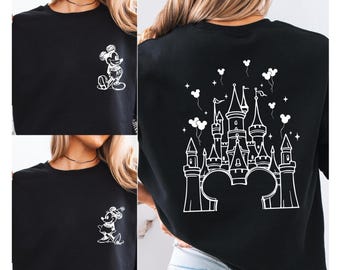 Minnie Mickey Matching Happiest Place on Earth Disney Sweaters, Disneyland Family Trip Hoodies, Couple Disney Crewnecks, Family Vacation
