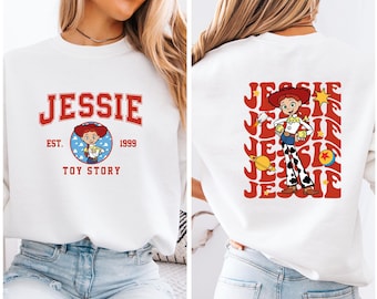 Toy Story Jessie Sweatshirts, Disneyland Family Trip Hoodies, Two-sided Jessie Hoodie, Matching Toy Story Crewnecks, Toy Story Fans Gift