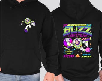 Buzz Lightyear Space Ranger Sweater, Toy Story Buzz Hoodie, Boys Buzz Sweater, Infinity & Beyond Buzz Fans Crewneck