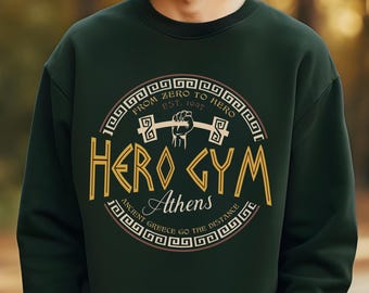 Hercules Hero Gym Sweater, From Zero to Hero, Men's Disneyland Vacation Hoodie, Gift for Boyfriend