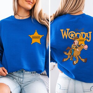 Sheriff Woody Sweatshirt, Toy Story Woody Hoodie, Boys Sheriff Sweater zdjęcie 9