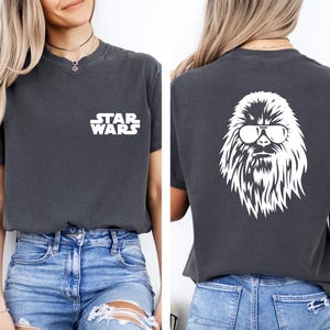 Star Wars Chewbacca Shirt, Comfort Colors Galaxy&#39;s Edge Chewie Tee, Chewbacca the Wookiee, Star Wars Fan Movie Tee, Revenge of Sith