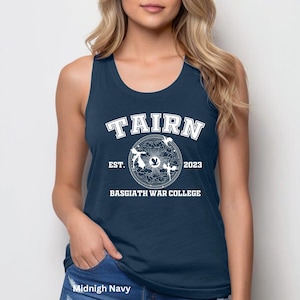 Camiseta sin mangas Fourth Wing Dragons Racerback, camisetas sin mangas Next Level de Andarna Sgaeyl Tairn a juego, Basgiath War College, camiseta sin mangas Rebecca Yarros Merch imagen 16