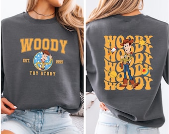 Toy Story Sheriff Woody Sweater, Woody Hoodie, Men's Disneyland Crewnecks, Toy Story Party Sweatshirts