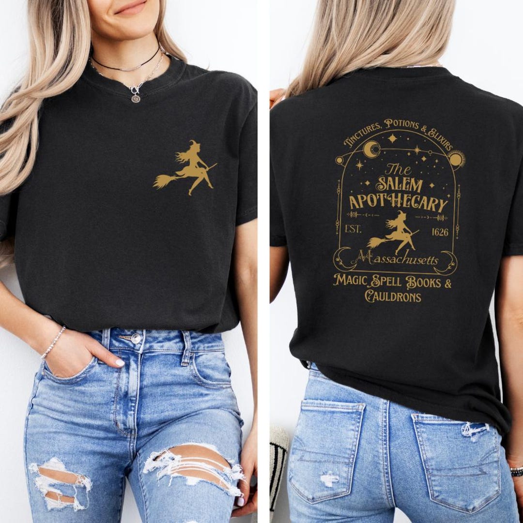 The Salem Apothecary Halloween Shirt, Women Halloween Witch Tees ...