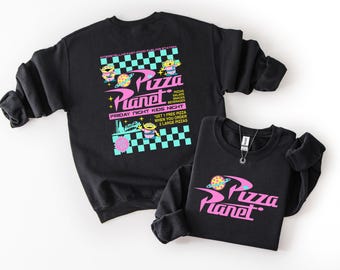 Pizza Planet Toy Story Aliens Sweater and Hoodies: Unisex Adults Kids