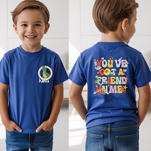 Custom Toy Story Family Shirts, Personalized Woody Jessie Rex Slinky Buzz Alien Matching Group Tees image 8