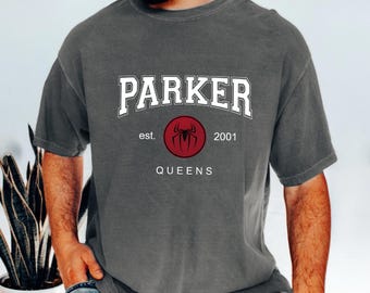 Peter Parker Queens Spiderman Shirt: Comfort Colors Bella Canvas Tees
