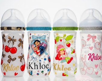 Biberón personalizado, regalo para recién nacido con nombre personalizado