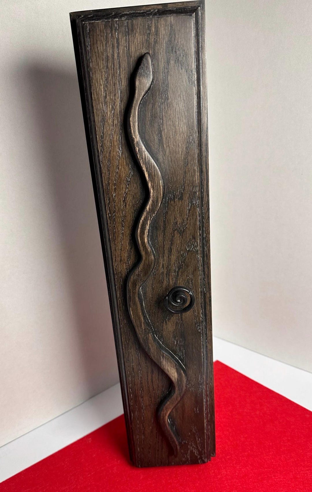 Snake Pattern Box Oak Keepsake Box Snake Design - Etsy
