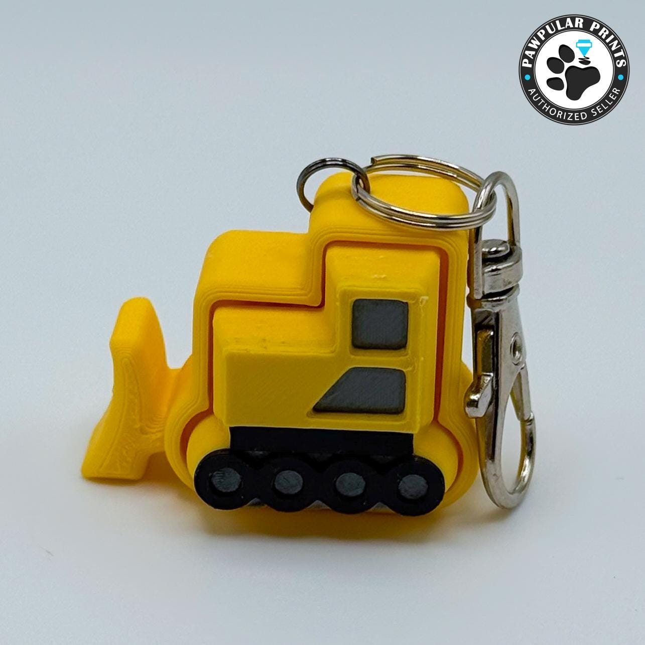 3D Printed Construction Vehicle Clicky Keychain - Assorted Options ...