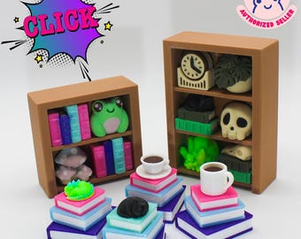 3D gedruckte Cozy Book Nook - verschiedene Optionen verfügbar - Autorisierter Maries Button Verkäufer
