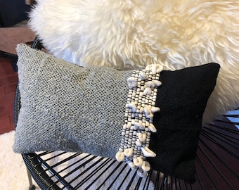 Hand woven pillow