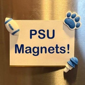 Nittany Lion Mini Magnets - Penn State Inspired|Perfect for Refrigerator Decoration/Picture Holder, Dorm Room, Graduation Gift