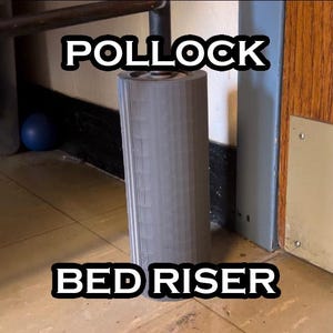 Accommodated 8&quot; Bed Riser - Slim substitute for 1 existing bed riser so it does not hit your door - Specific to Pollock dorms at Penn State