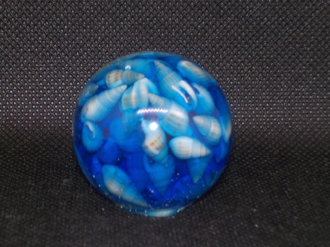 Tiny Shells Encased in a Resin Sphere - Etsy