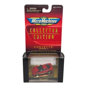 1998 Micro Machines | 1997 Coup | Collector Edition | Corvette Series 1 | Limited Production of 20,000