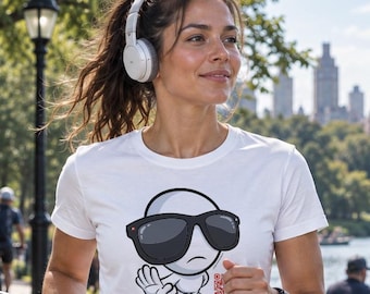Smart Glasses Privacy Women’s T-Shirt – No Recording Character Tee