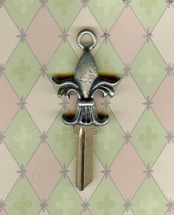 Cle de maison fleur de lys.cle de maison fleur de lys royale Etsy France