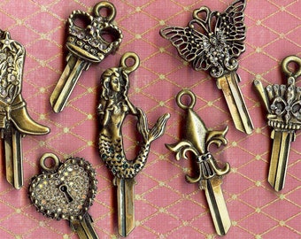 limited edition keys in antique gold color
