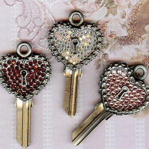 key to my heart key blank she can have cut to open her own door...or yours image 1