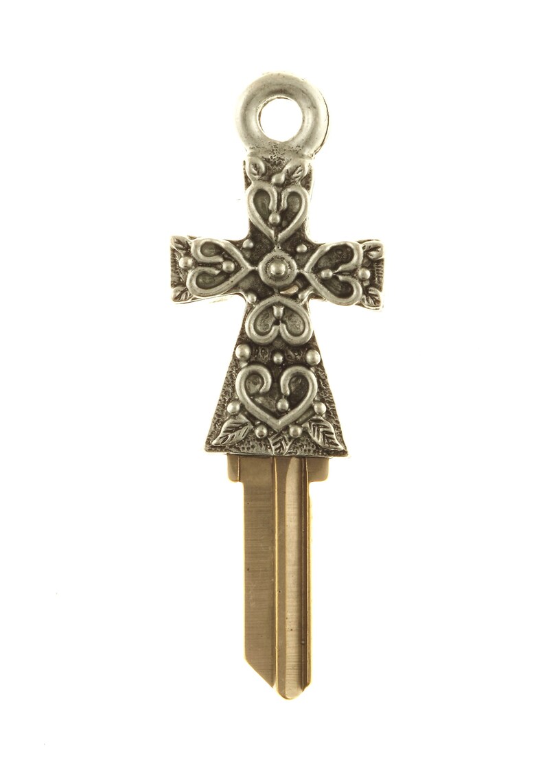 Ornate Cross Key Blank You Can Have Cut to Your Own Door - Etsy