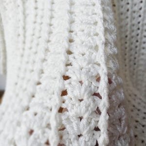 Beginner Crochet Blanket Pattern | Textured Modern Throw (PDF Pattern in English US terms + videos)