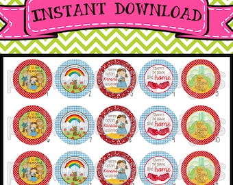 Oz Cuties - DESCARGA INSTANTE 1" Tapa de botella Imágenes 4x6 - 469