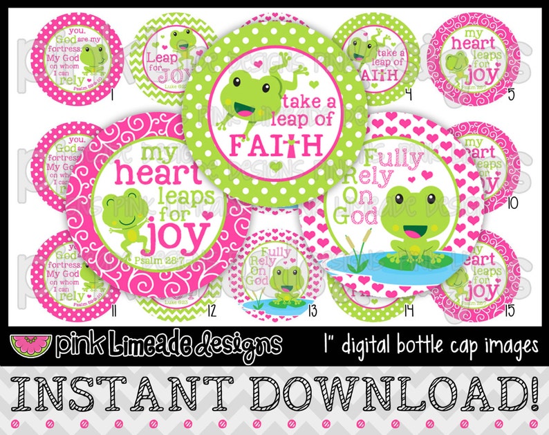 Leap For Joy FROG Scripture INSTANT DOWNLOAD 1 Etsy