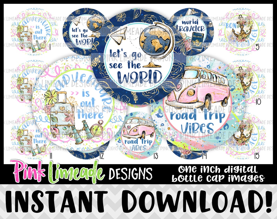 Road Trip Vibes Travel Vacation Summer INSTANT DOWNLOAD Etsy