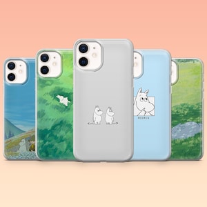 Moomin Phone Case Finnish Troll Snufkin Cover iPhone 17 16 15 14 13 12 Samsung S25 S25 Edge S24 S23FE S22 A16 A56 Pixel 9Pro 8A 9A Pixel 10